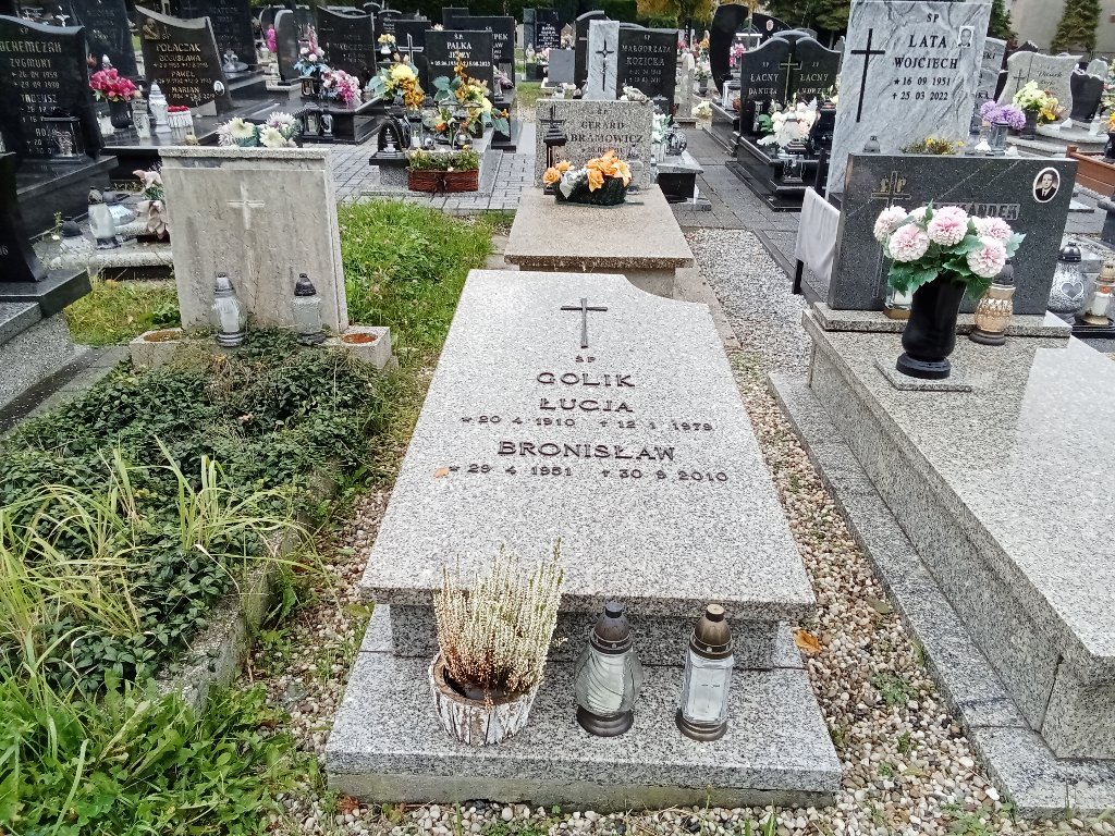 Grób Łucja Golik