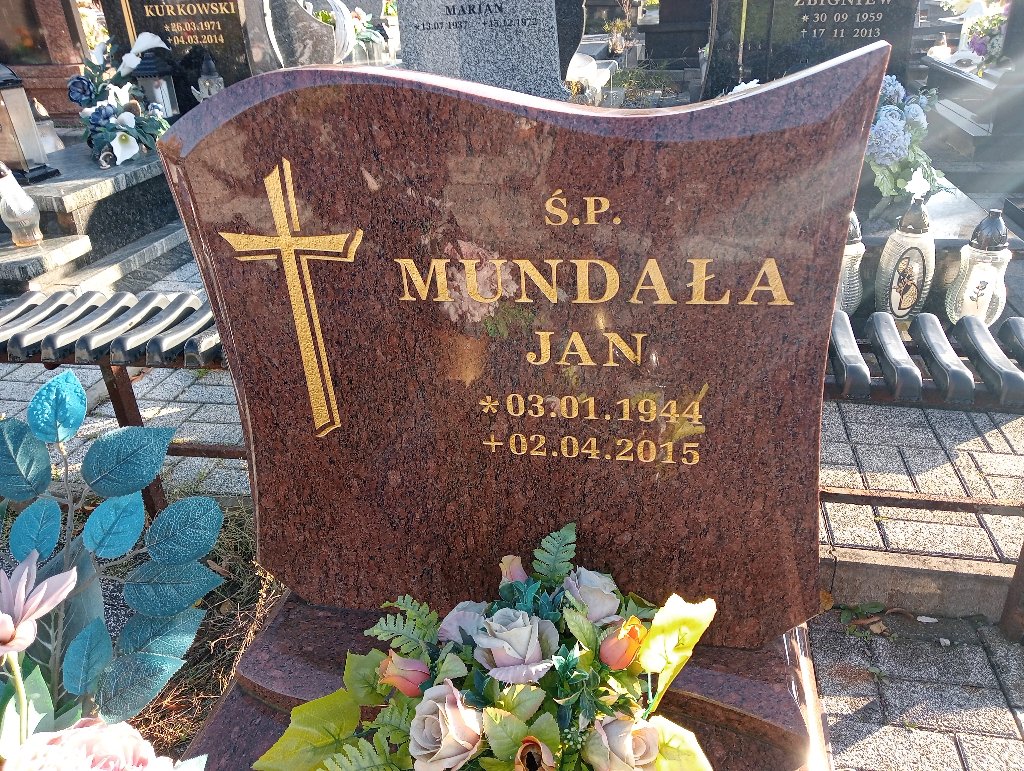 Grób Jan Mundała